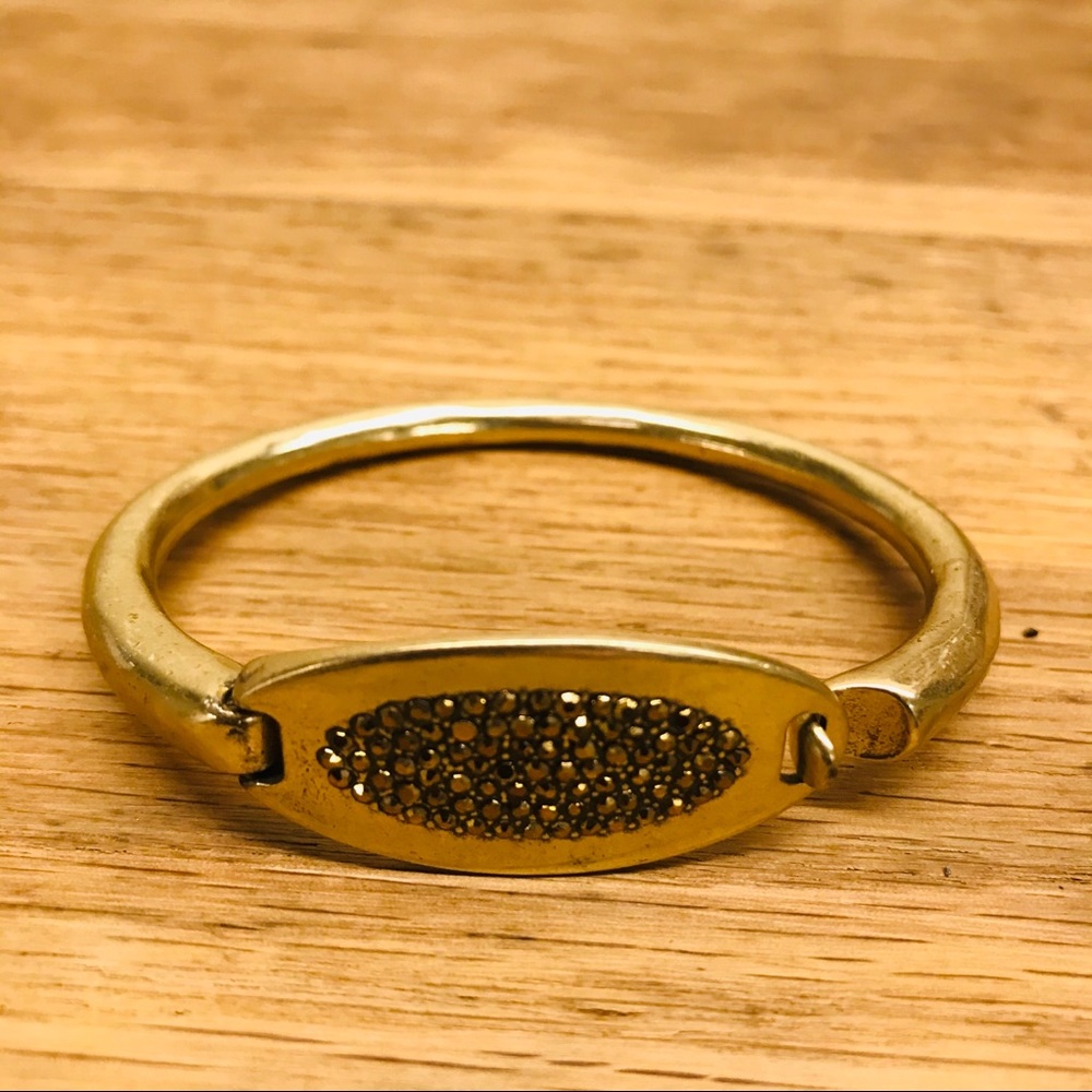 Lucky Brand Bracelet Brushed Brass w/ Sparkle